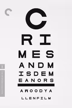 Crimes and Misdemeanors poster 2