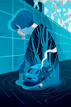 Three Colors: Blue poster 4