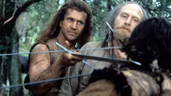 Mel Gibson as William Wallace in Braveheart (1995)