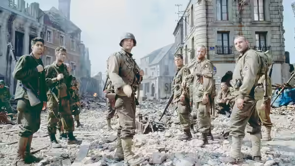 Tom Hanks as Captain Miller in Saving Private Ryan (1998)