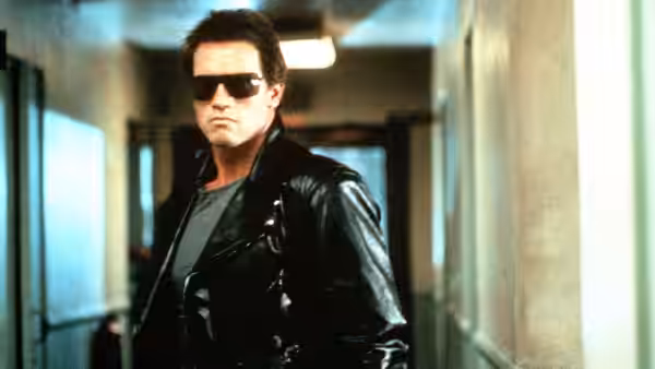 Arnold Schwarzenegger as Terminator in The Terminator (1984)