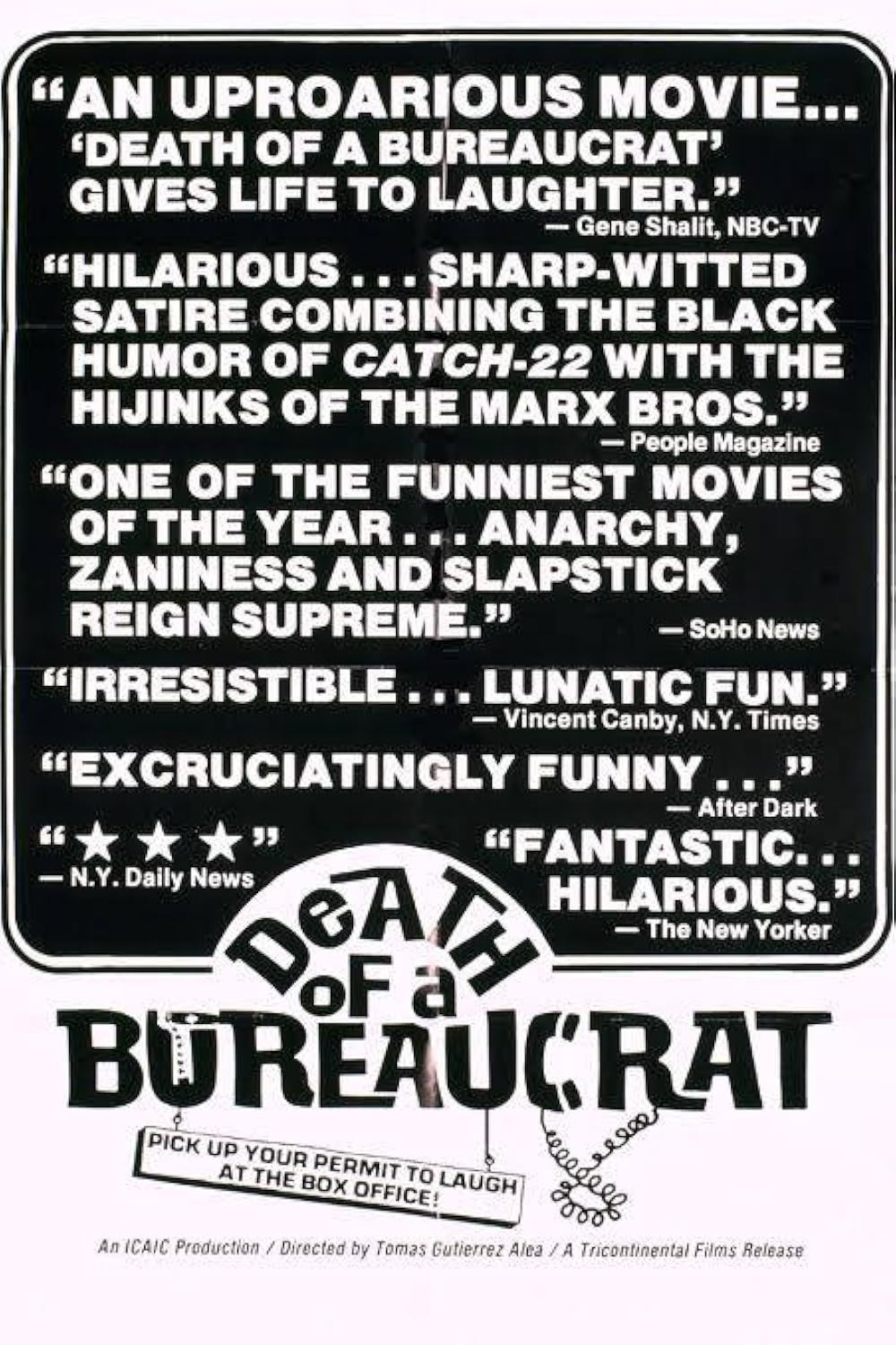 Death of a Bureaucrat poster