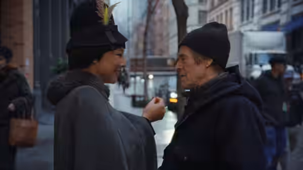Willem Dafoe as Ed Saxberger in Late Fame (2026)