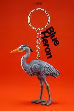 Blue Heron poster 4