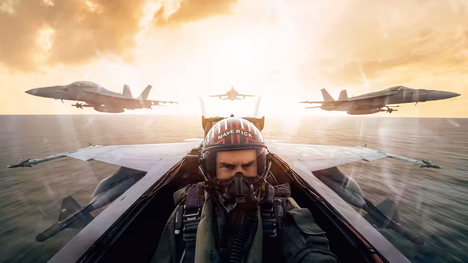 A scene from Top Gun: Maverick