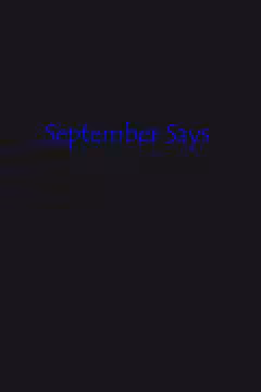 September Says poster 3