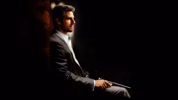 Tom Cruise as Vincent in Collateral (2004)