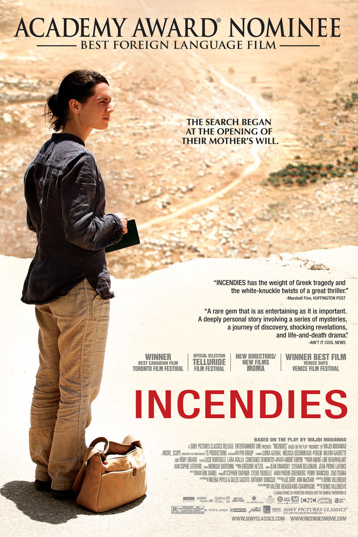 Incendies poster