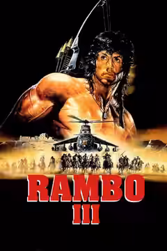 Rambo III poster