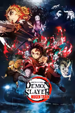 Demon Slayer -Kimetsu no Yaiba- The Movie: Mugen Train poster 1