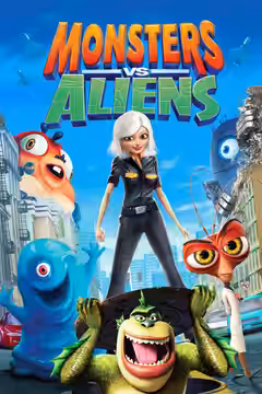 Monsters vs Aliens poster 1