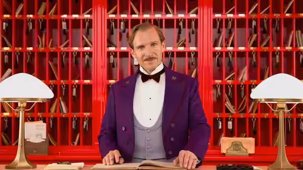 Ralph Fiennes as M. Gustave in The Grand Budapest Hotel (2014)