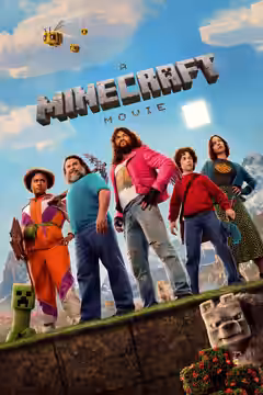 A Minecraft Movie poster