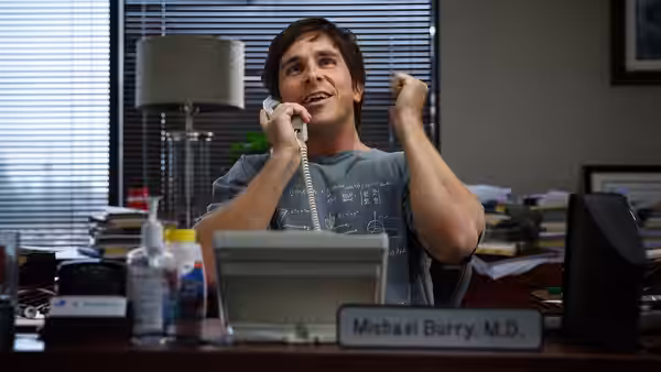 Christian Bale as Michael Burry in The Big Short (2015)