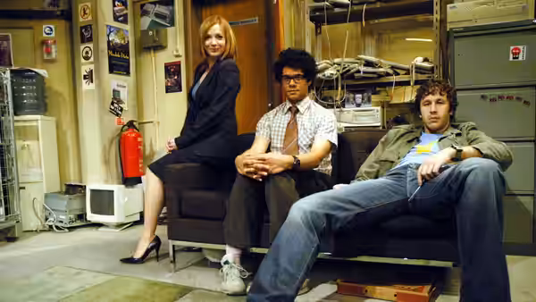 A scene from The IT Crowd