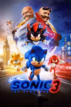 Sonic the Hedgehog 3 poster
